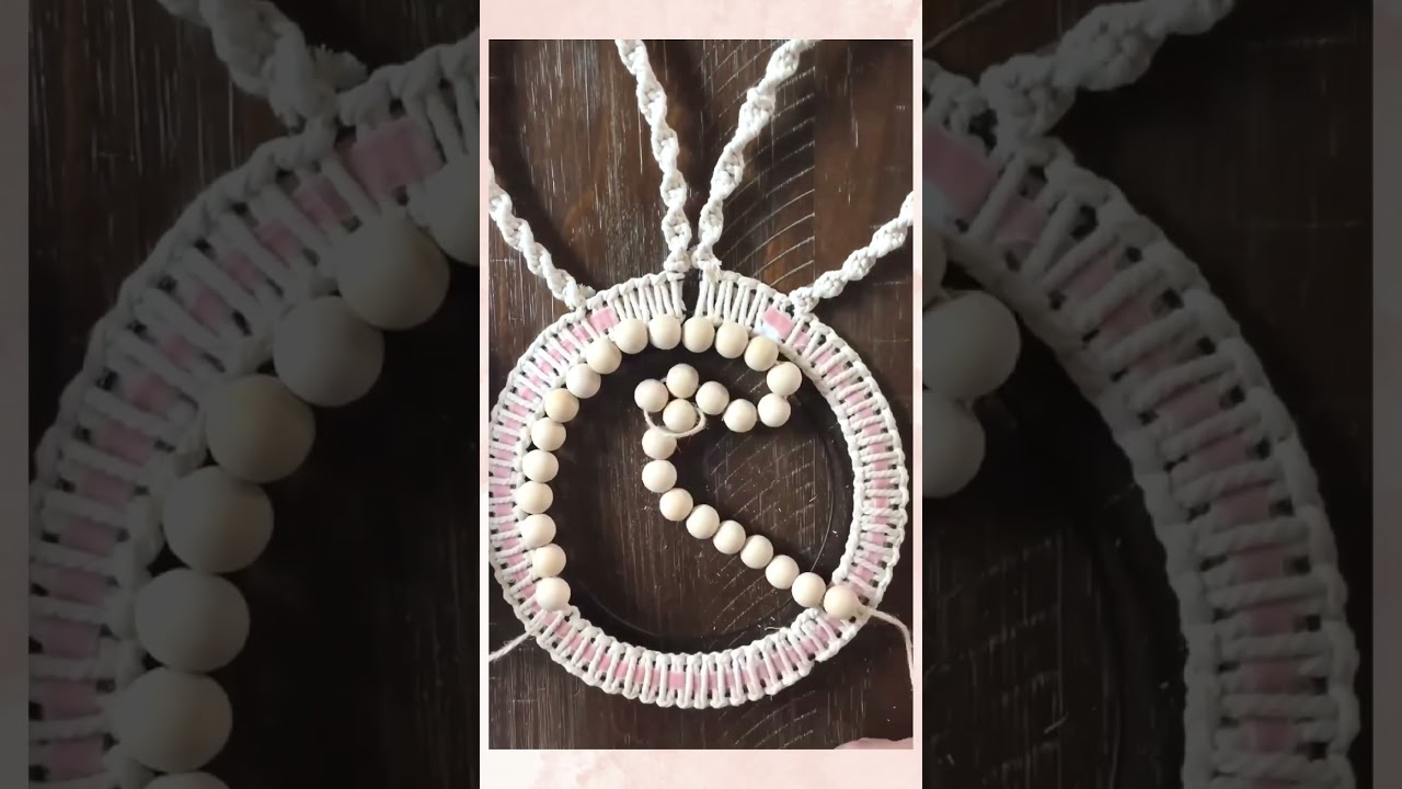 DIY #3 / BUNNYWREATH / Corona Macrame 🐰#tiktok #diy #reels #craft #easter #love #fyp #handmade