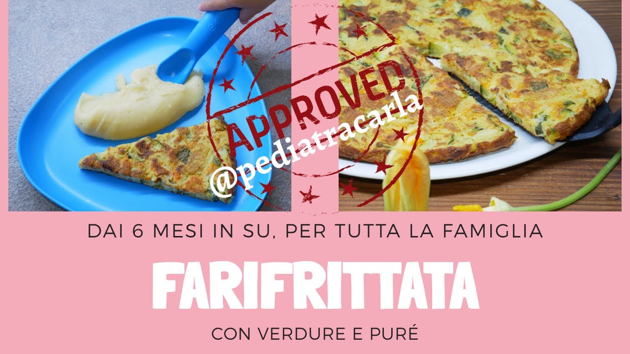 FARIFRITTATA con VERDURE | RICETTA FACILE ideale dai 6 mesi in su, per tutta la famiglia