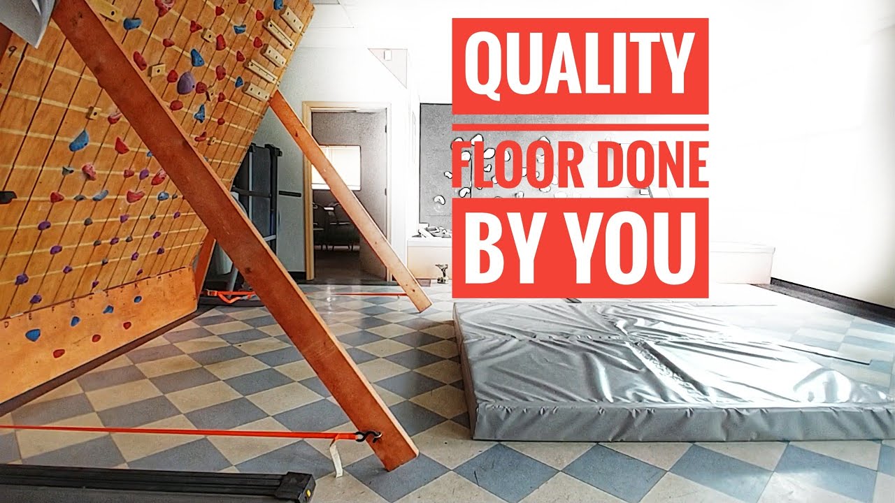 DIY Climbing Wall Flooring Anyone Can Do.