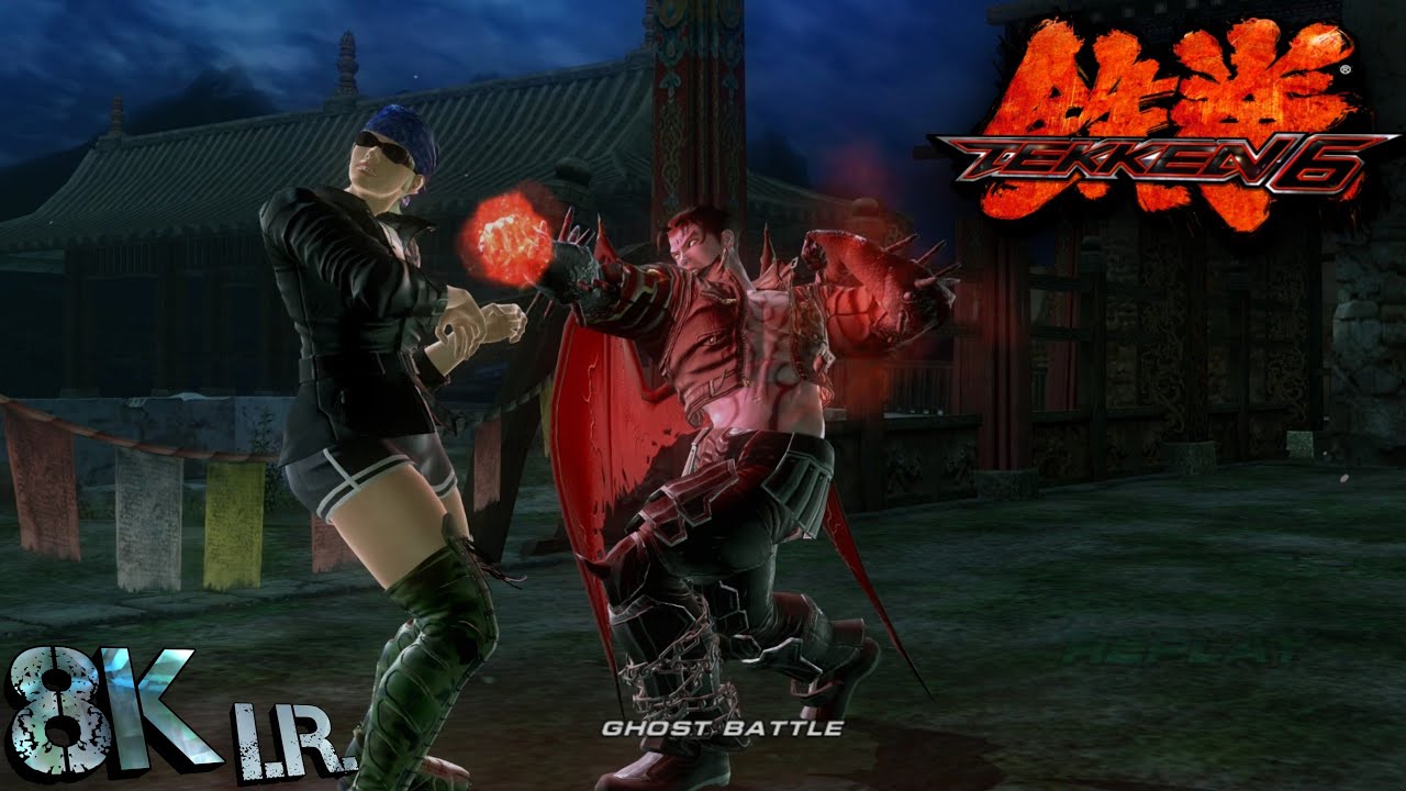 Tekken 6 | Devil Jin | Ghost Battle  | ps3 [Rpcs3] 8k I.R. Gameplay