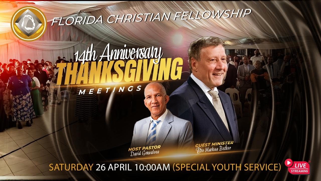 Saturday 26th April 2025 | Youth Meeting | Bro Markus Becker