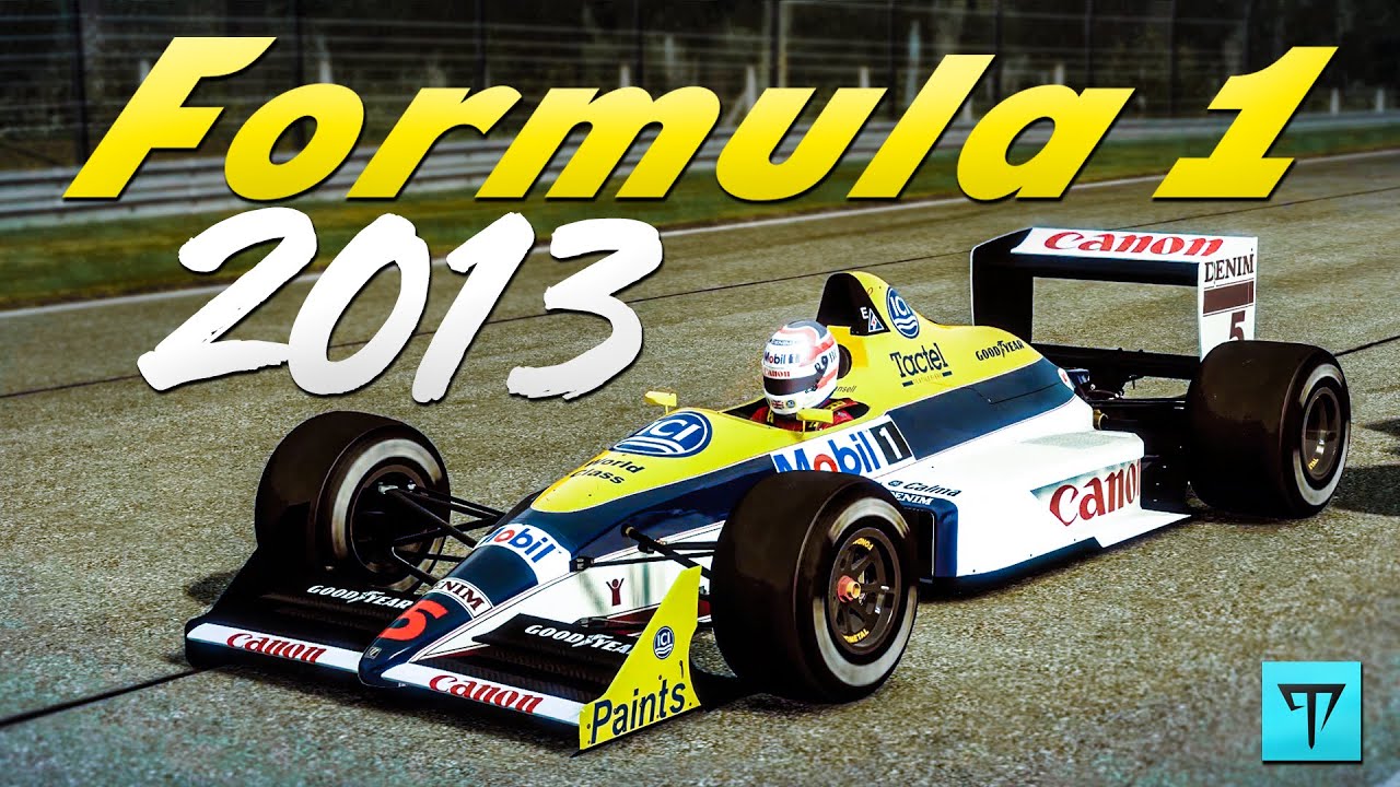 RACING THE F1 2013 CLASSIC CARS! 😍 MANSELL AT BRANDS HATCH!