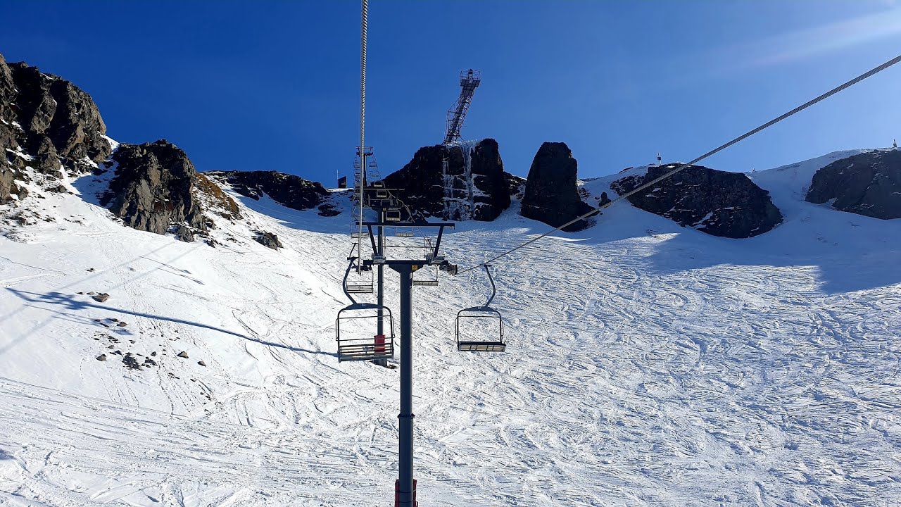 Mt Hutt Ski Field's Longest On-Piste Top to Bottom Run (24 Sep 2022)