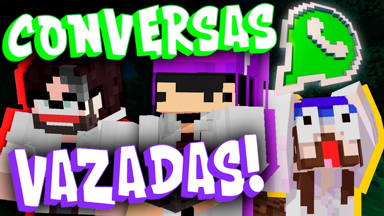 O WHATSAPP VAZADO do JOGANDOFODDACI! Animado no Minecraft