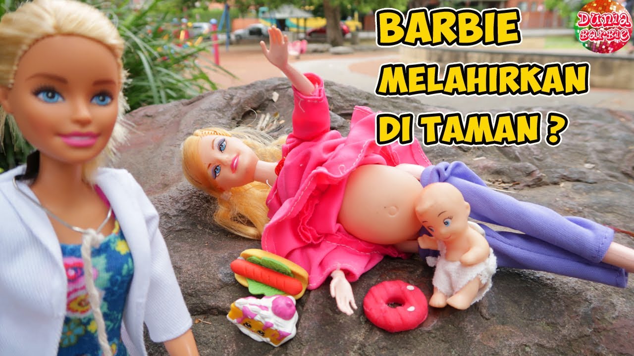 Barbie Hamil Melahirkan Bayi di Taman - Video Cerita Dongeng Anak Barbie Cantik Bahasa Indonesia