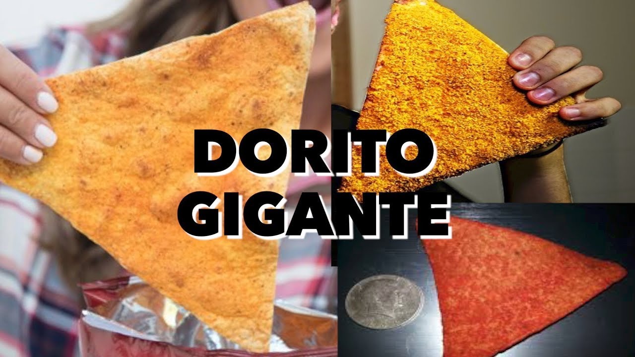 GIANT DORITO. EXPECTATION/REALITY