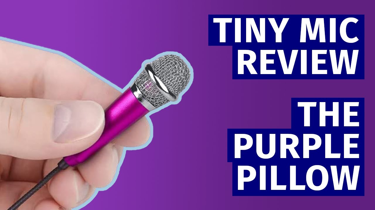 Tiny Mic Review: The Purple Pillow - The Best Cooling Pillow??? 