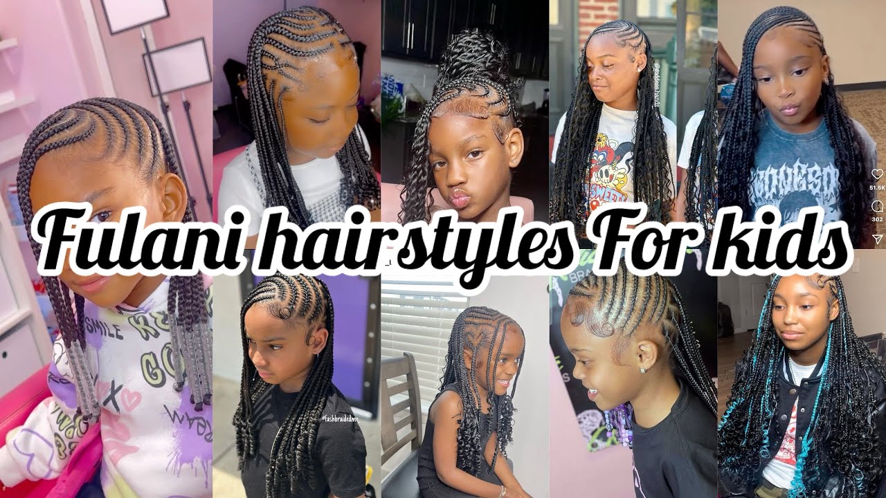 ‼️Top New & Amazing Fulani Braids Hairstyles For Little Black Girls🔥Best Kids Hairstyles 🥰#1million