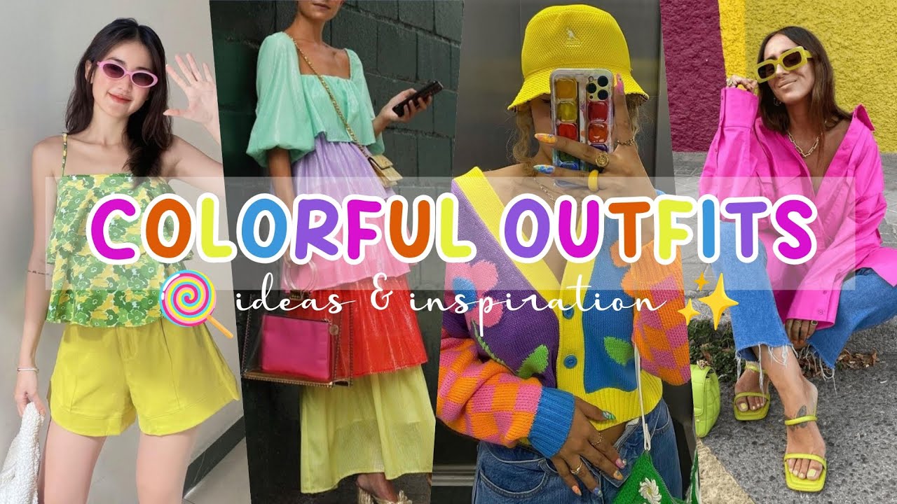 COLORFUL OUTFIT Ideas & Inspirations 🌈✨ @lovecarlos