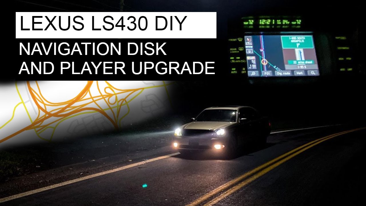 BTC202 HOW TO Update Your Lexus LS430 Navigation Disk and Player