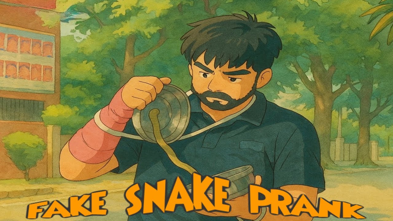Fake Snake Prank 🐍| kushal walia | #funny #prank #humor