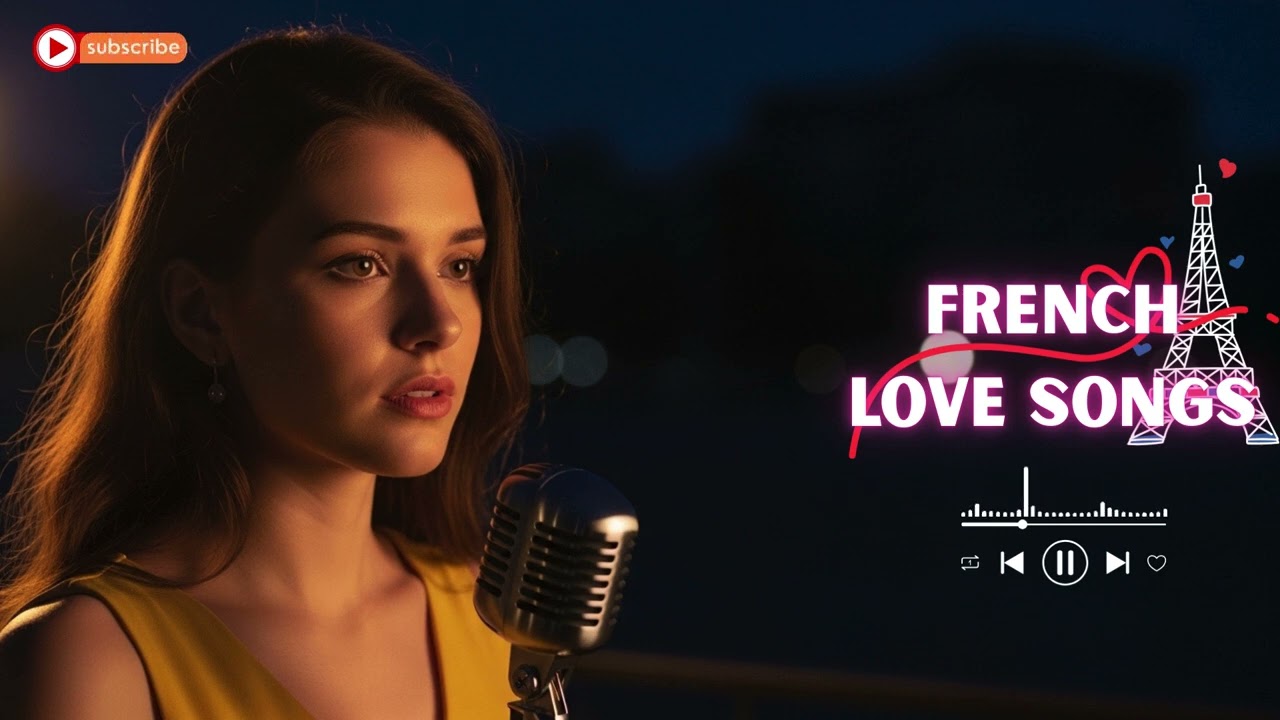 Paris Love Music 💐 Gentle French Songs for Calm Nights & Serenity