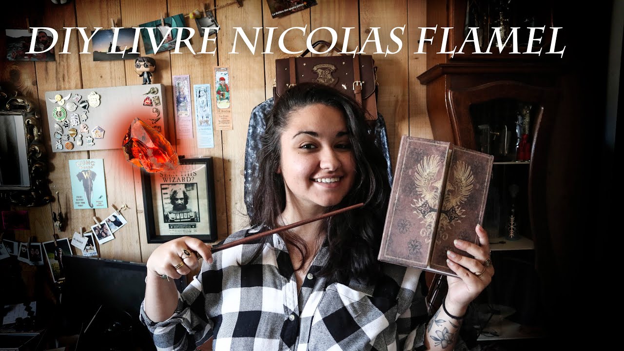 DIY HARRY POTTER, LIVRE NICOLAS FLAMEL (Les Animaux Fantastiques)
