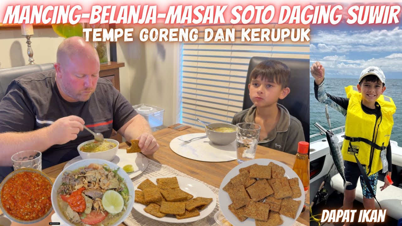 MANCING-BELANJA-MASAK SOTO DAGING SUWIR TEMPE GORENG