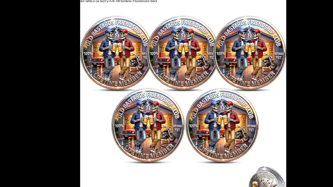Generic Old Friends Forever Club Coin - Review