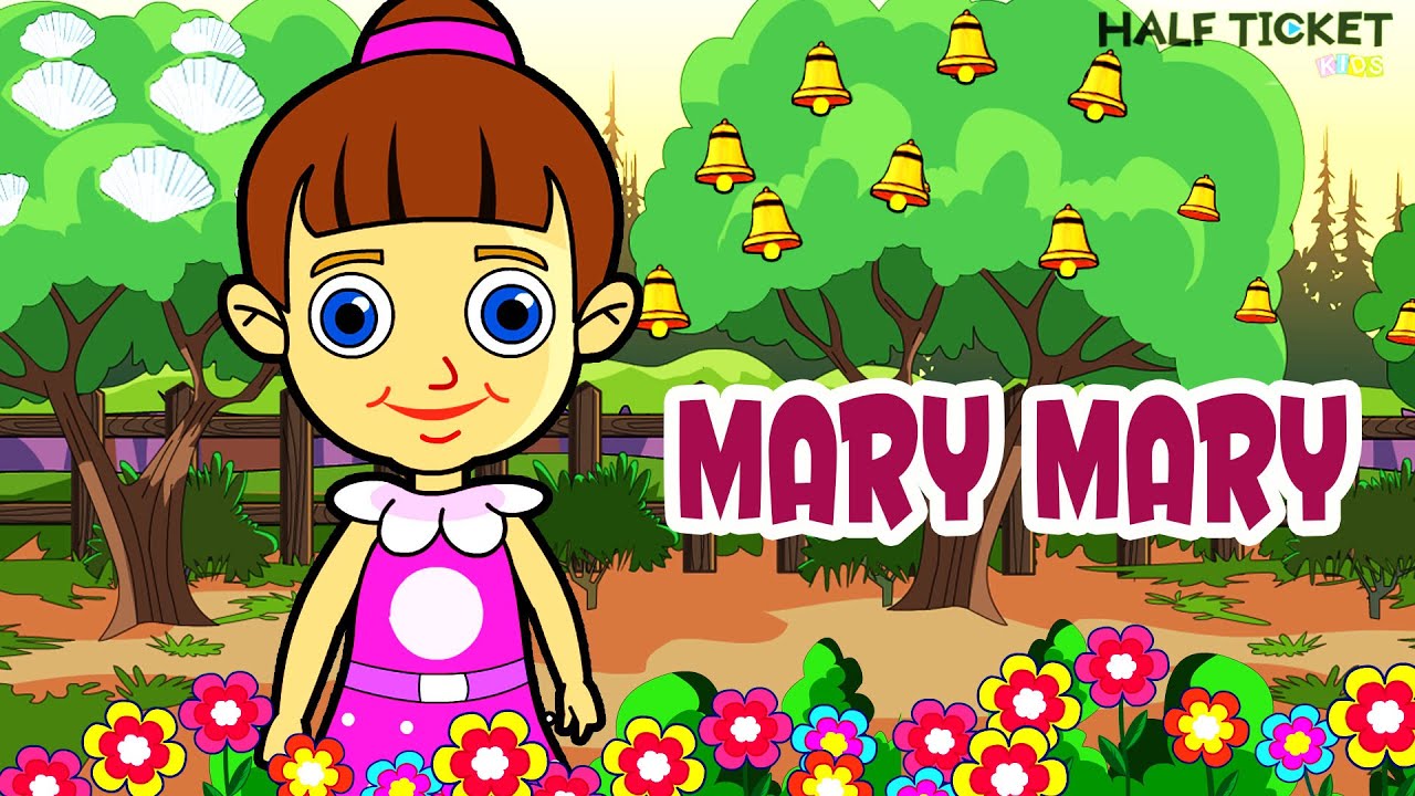 Mary Mary Quite Contrary | Nursery Rhymes And Kids Songs With Lyrics