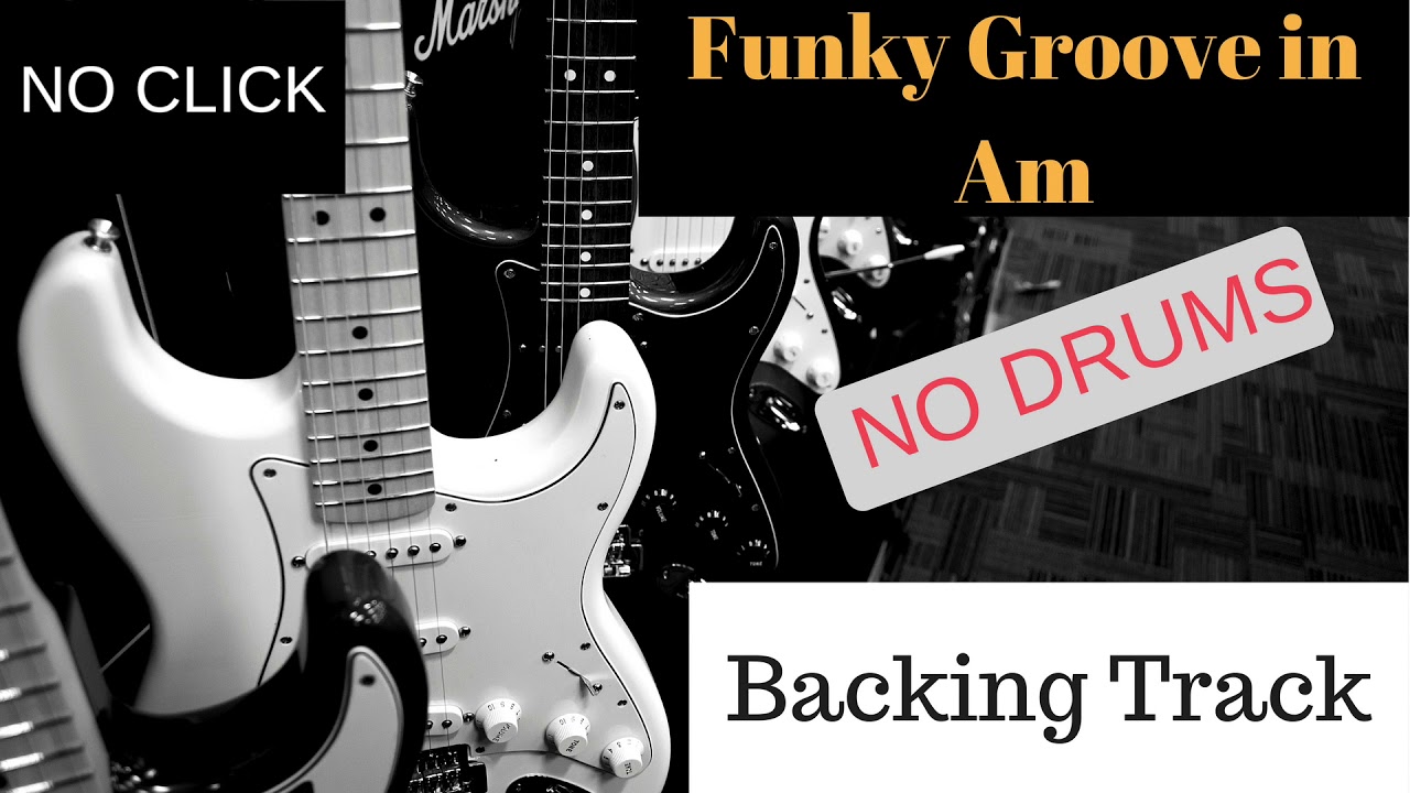 Funky Groove NO DRUMS/drumless Backing track (no click)