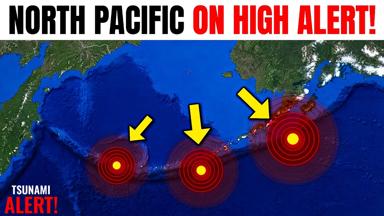 В Северной части Тихого океана сотрясаются! Сильные землетрясения произошли с интервалом в нескол...