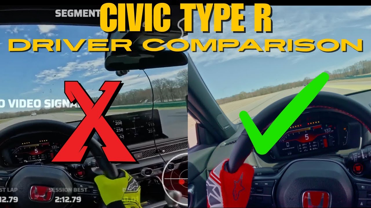 Сравнение драйверов Civic Type R FL5