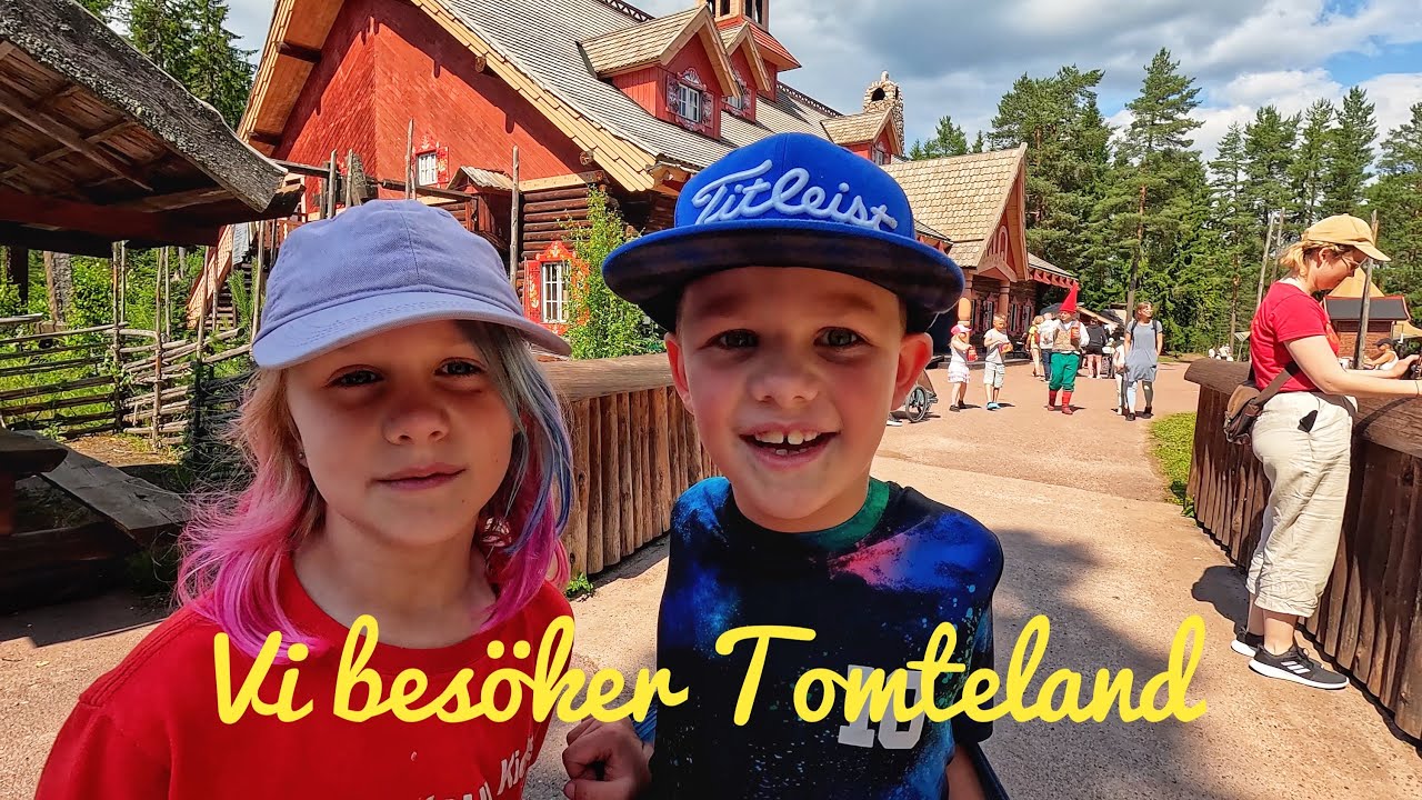 Finns tomten? Vi bes&ouml;ker tomteland ☀️🌲🎅