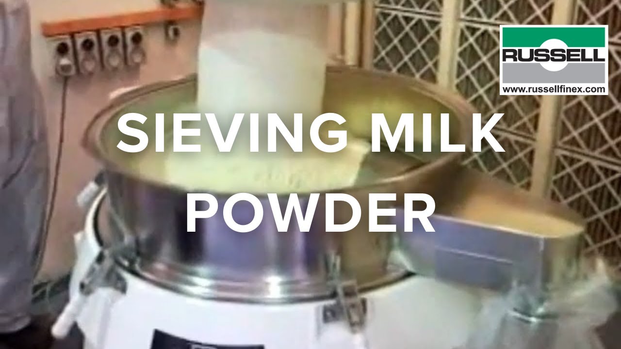 Sieving and screening milk powder - Russell Compact Sieve&reg;
