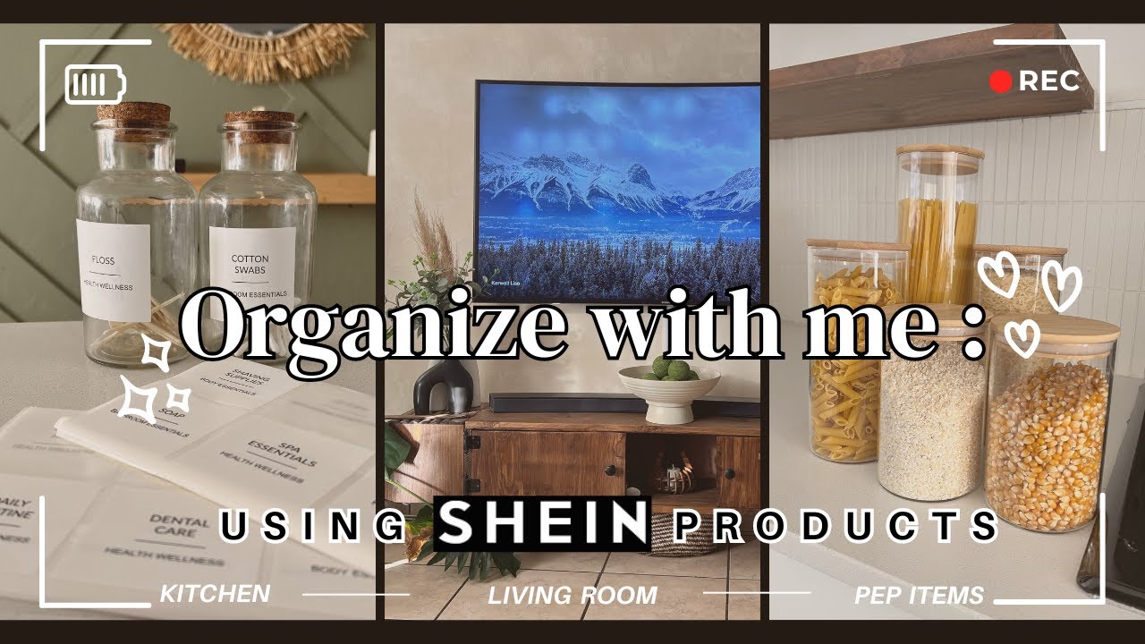 Home Update: Affordable Home Organization SHEIN + PEP Home ITEMS | HAUL|Organize Kitchen+Living Room