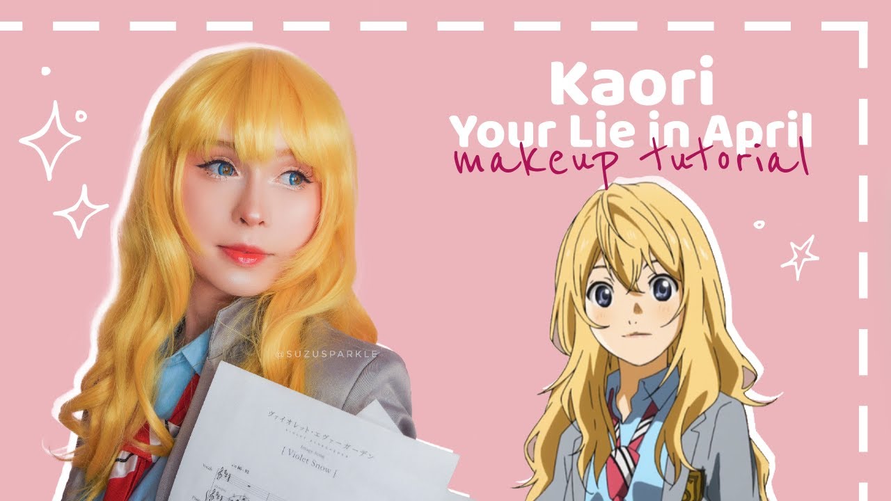 ✧Miyazono Kaori - Your Lie in April - Cosplay Make Up Tutorial Makeover Transformation✧