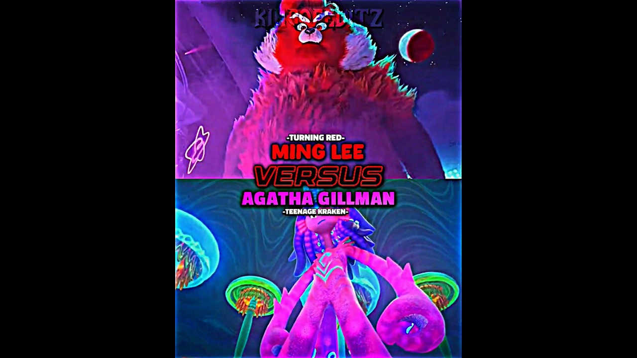 Ming Lee Vs Agatha Gillman #edit #dreamworks #rubygillmanteenagekraken #turningred #pixar