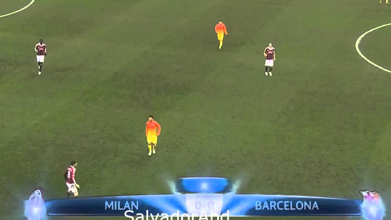 Riccardo Montolivo Vs Barcelona 2013