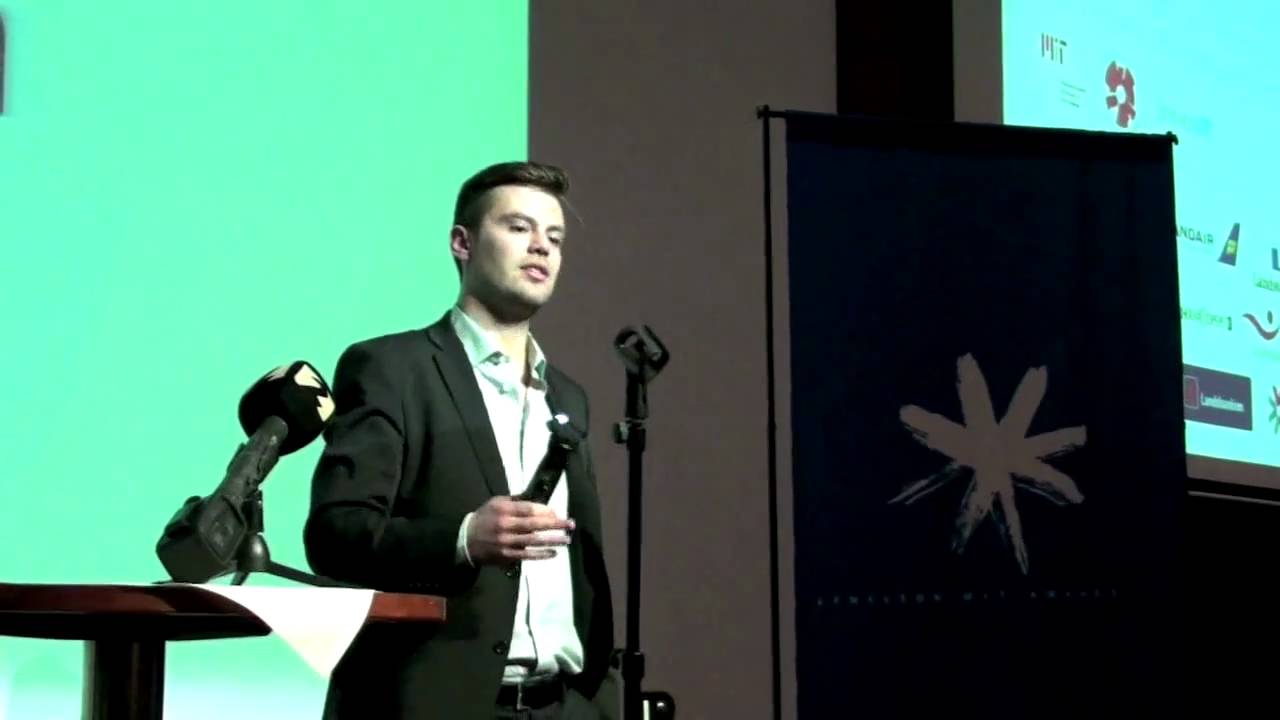 The winning pitch at MIT Global Startup Workshop