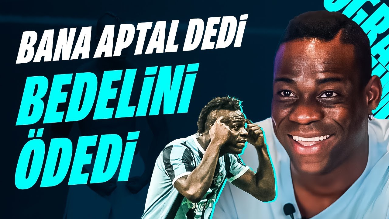 Mourinho'ya Kızdım Ibrahimovic'e Tekme Attım | Mario Balotelli İle Fotoğraf Albümü