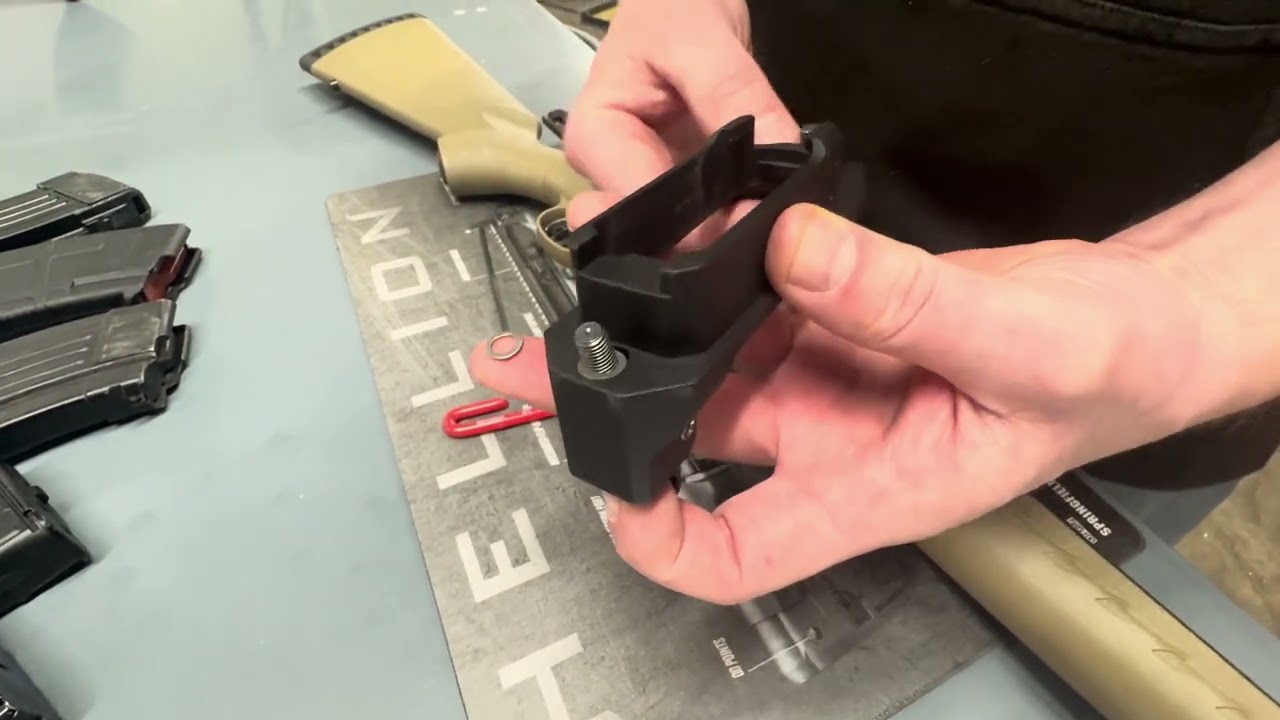 Ruger American ranch 7.62x39 RUK magwell tutorial.