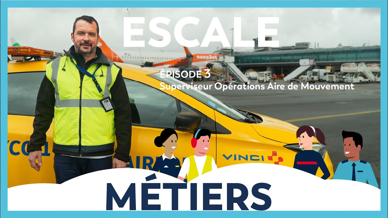Podcast Escale Métiers - Épisode 3 : SOAM - Superviseur des Opérations Aire de Mouvement