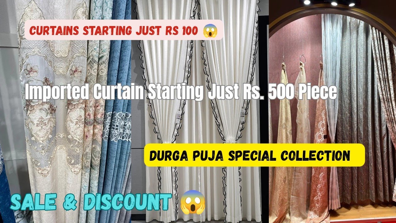 Curtains Starting at Just Rs 100 😱😱 only at Vijay Store Siliguri #imported #asthetic #curtains 