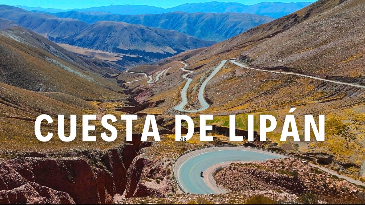 CUESTA DE LIPÁN en MOTO 🇦🇷| Aventura a 4.000 msnm + Toma AÉREA con DRON 4K