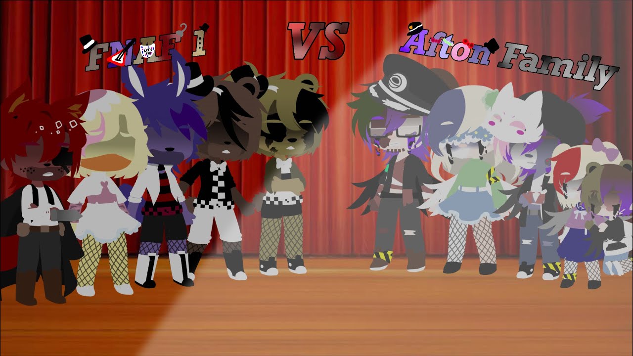 FNAF 1 vs Afton Family // MY AU // ❌ Flash Warning ❌ // Gacha Club // GCSB // Check Description //