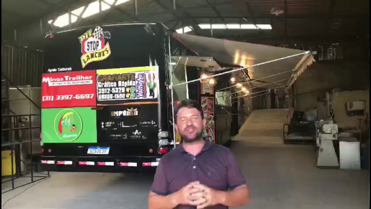 Food truck no ônibus-Maior Food truck do Brasil