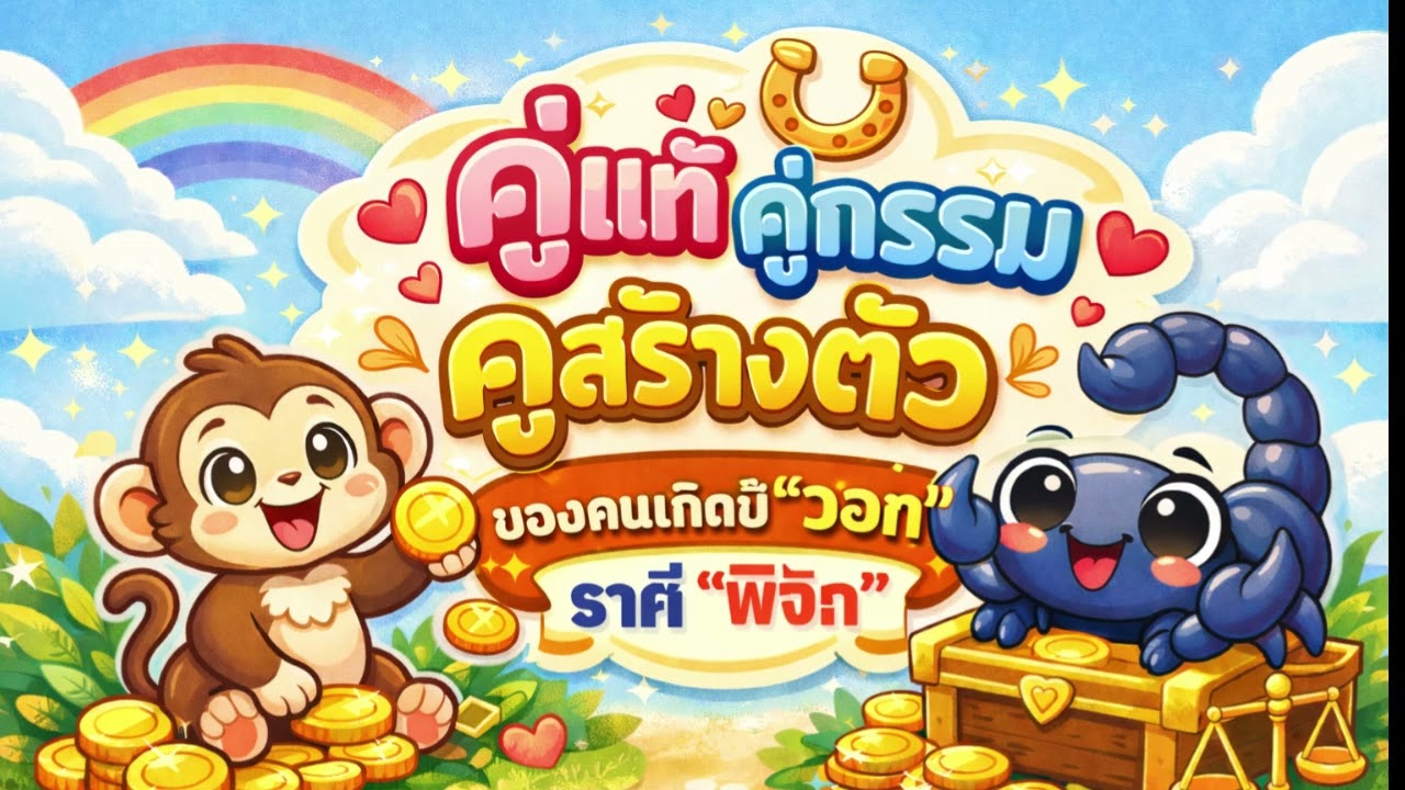 คู่แท้ คู่กรรม คู่สร้างตัว ของคนปีวอก ราศีพิจิก