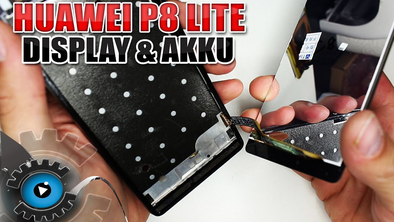 Huawei P8 Lite Display & Akku Wechseln Tauschen Reparieren [Deutsch/German]