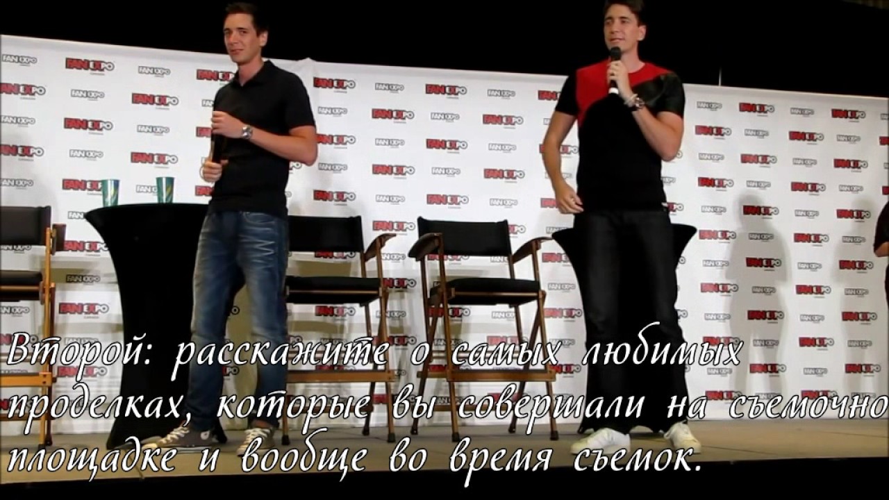 !РУССКИЕ СУБТИТРЫ! Джеймс и Оливер Фелпс на фан экспо в канаде, 2015г.