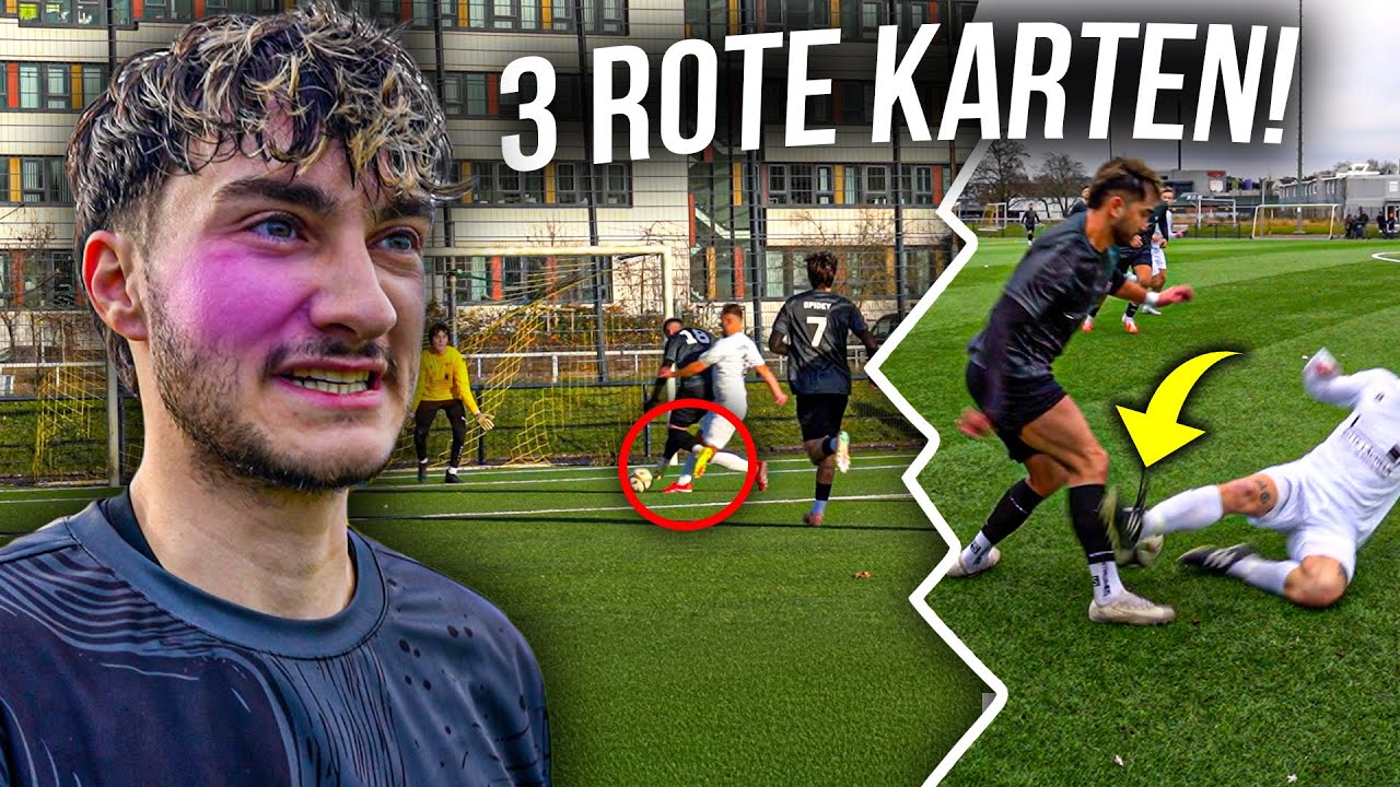 DAS BRUTALSTE KREISLIGA SPIEL DES JAHRES! *3 ROTE KARTEN*