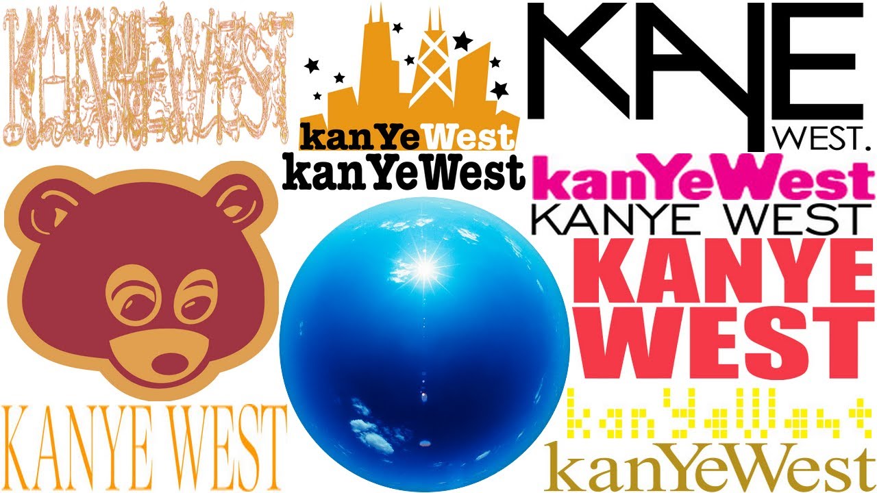 Evolution of Kanye West Logo 1996 - 2020