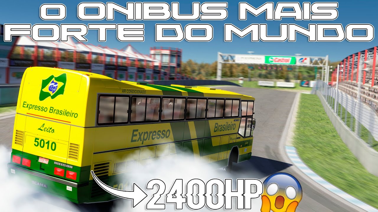 FIZ UM ONIBUS DE DRIFT COM MOTOR DE CAMINHÃO DE CORRIDA