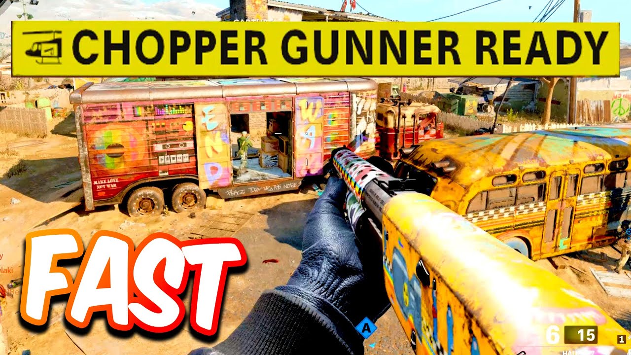 40 Second Chopper Gunner On Nuketown! - Black Ops Cold War