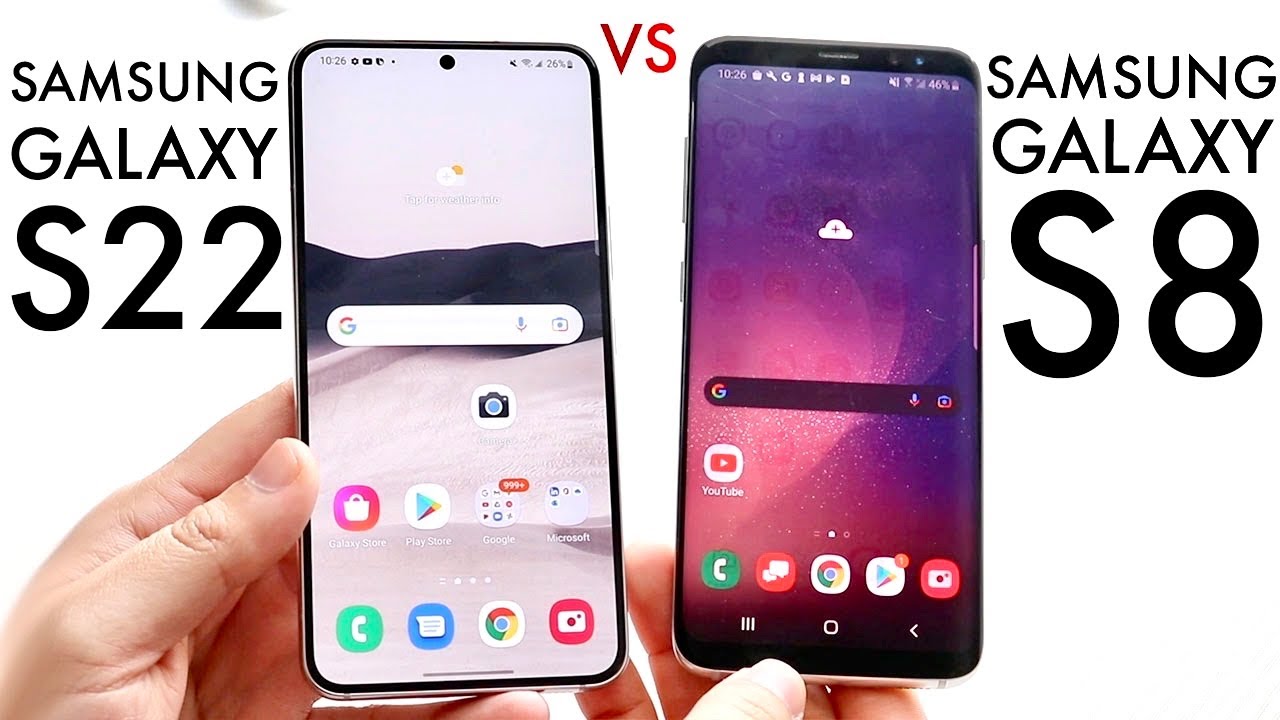 Samsung Galaxy S22 Vs Samsung Galaxy S8! (Comparison) (Review)