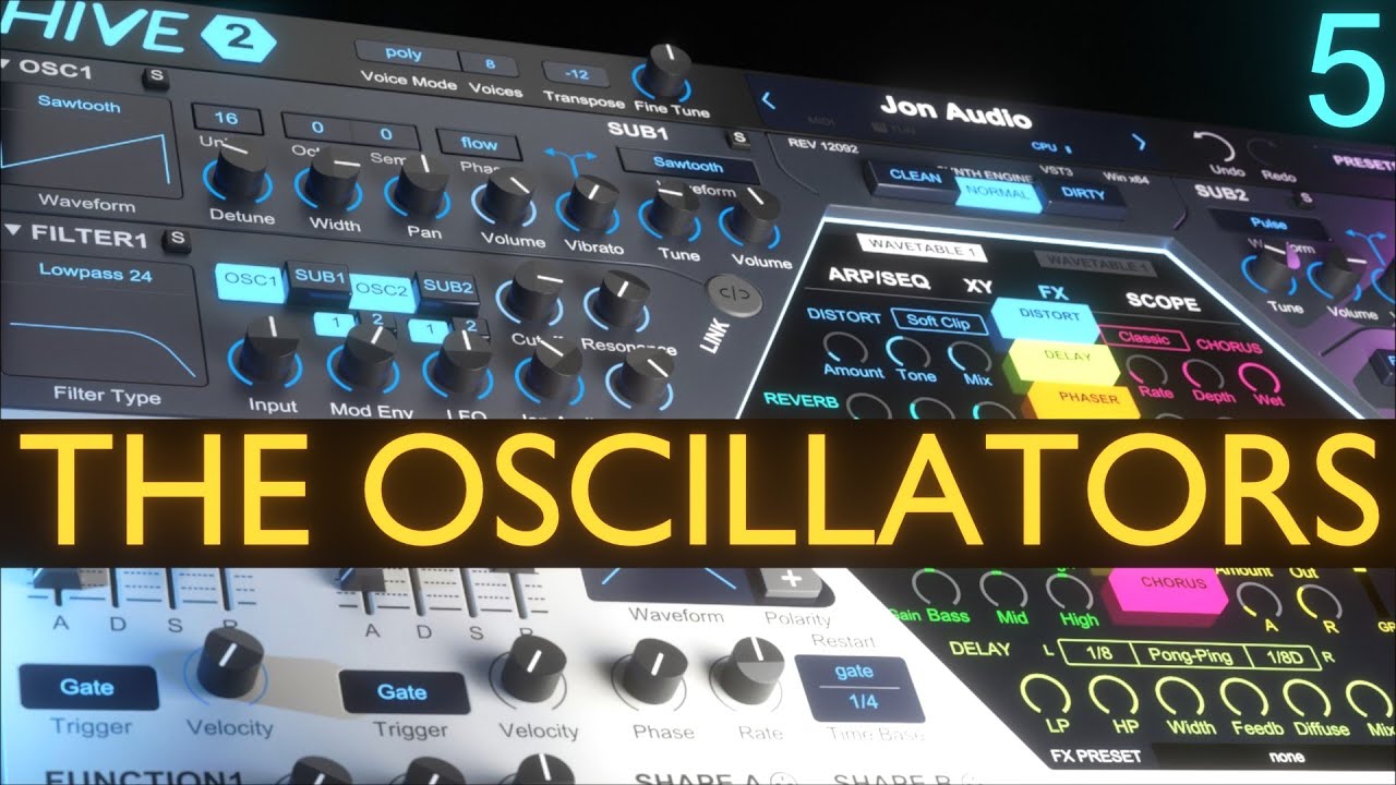 The Oscillators | u-he Hive 2 Tutorial Lesson 5