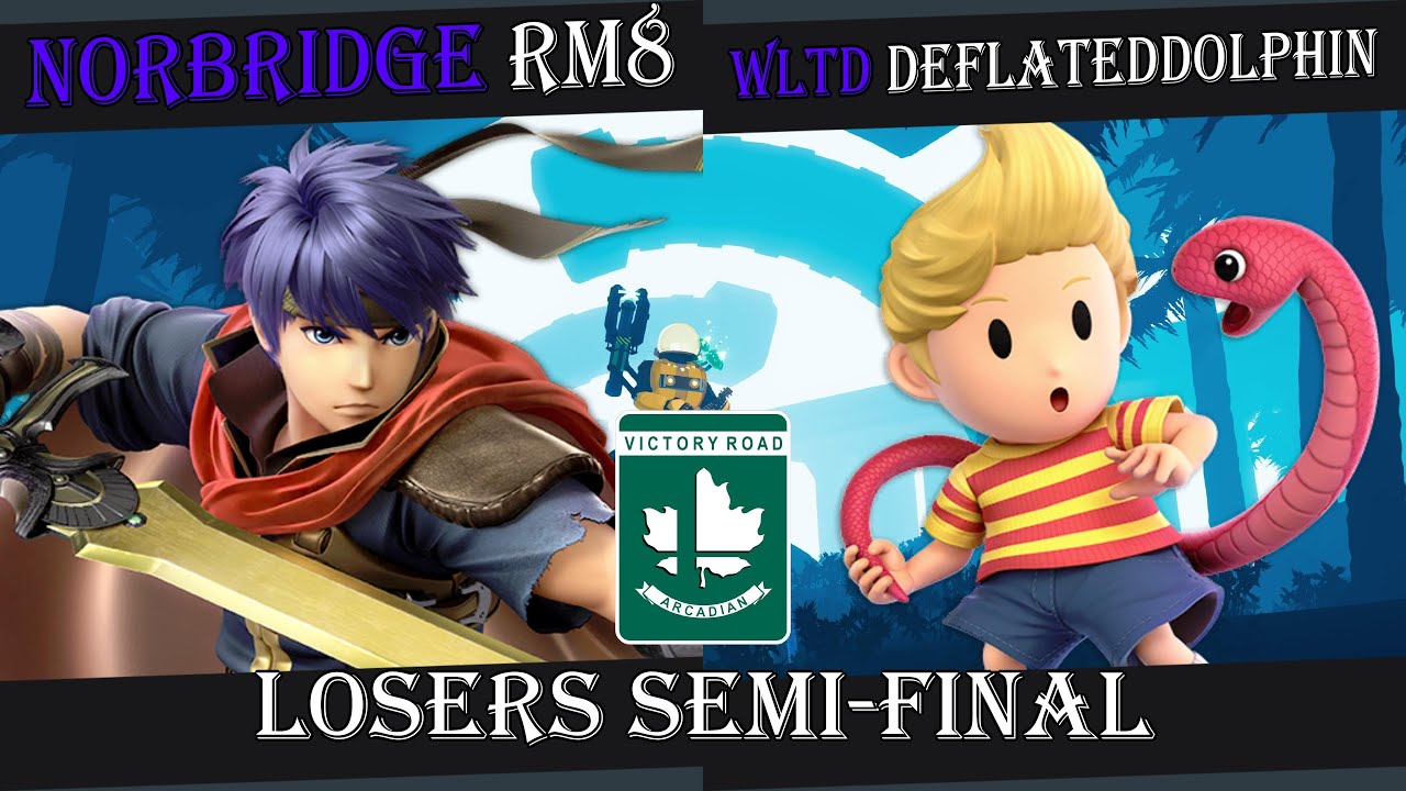 VICTORY ROAD LOSERS SEMI FINAL - Rm8 (Ike) Vs. DeflatedDolphin (Lucas) Smash HDR