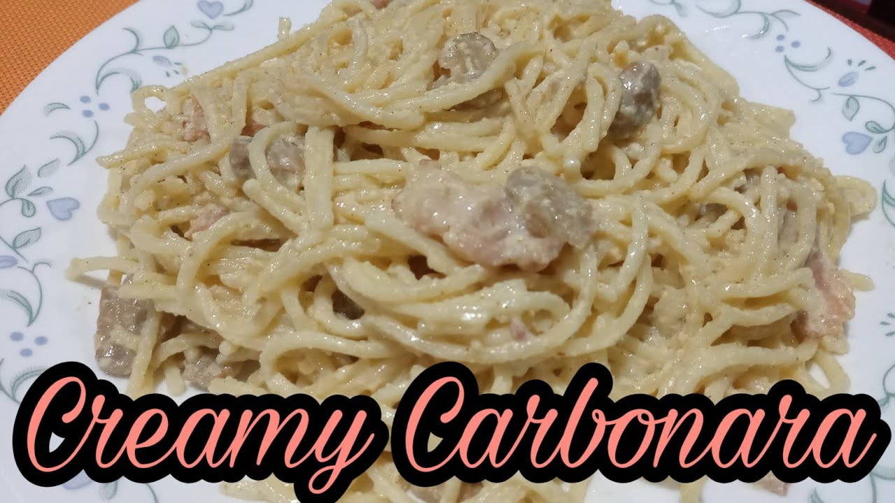CREAMY CARBONARA | HOW TO COOK CREAMY CARBONARA |Jon & Memeh  #carbonara #howtocookcreamycarbonara