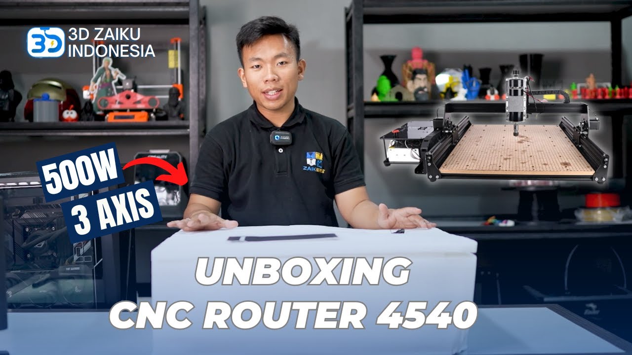 UNBOXING CNC ROUTER 4540 || 3 AXIS 500 WATT