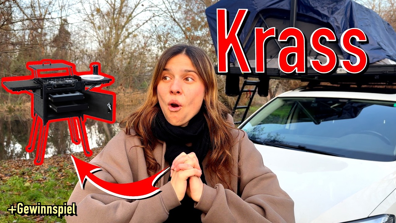 Fail?! – Outdoor-Backen im Winter mit Dachzelt und einem unerwarteten Ergebnis.🚗😅